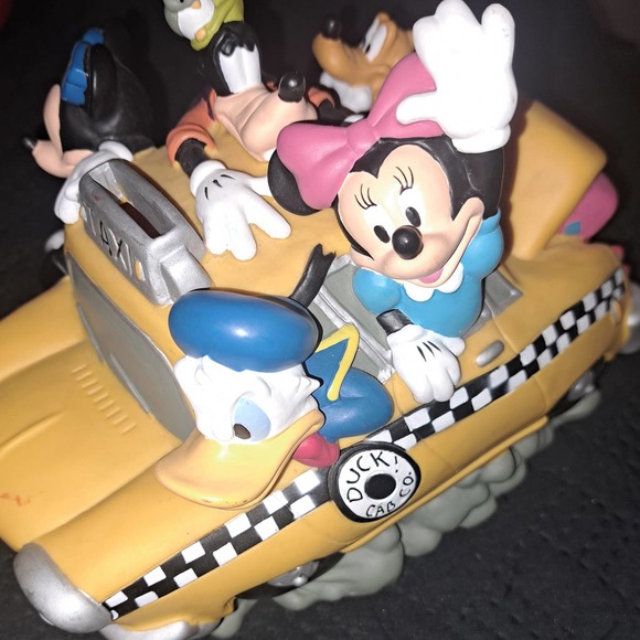 Mickey Mouse & Friends NWT- Plush Bean Bag 75th Anniv Set-Fab 5 Bank-Clock - Picture 5 of 10